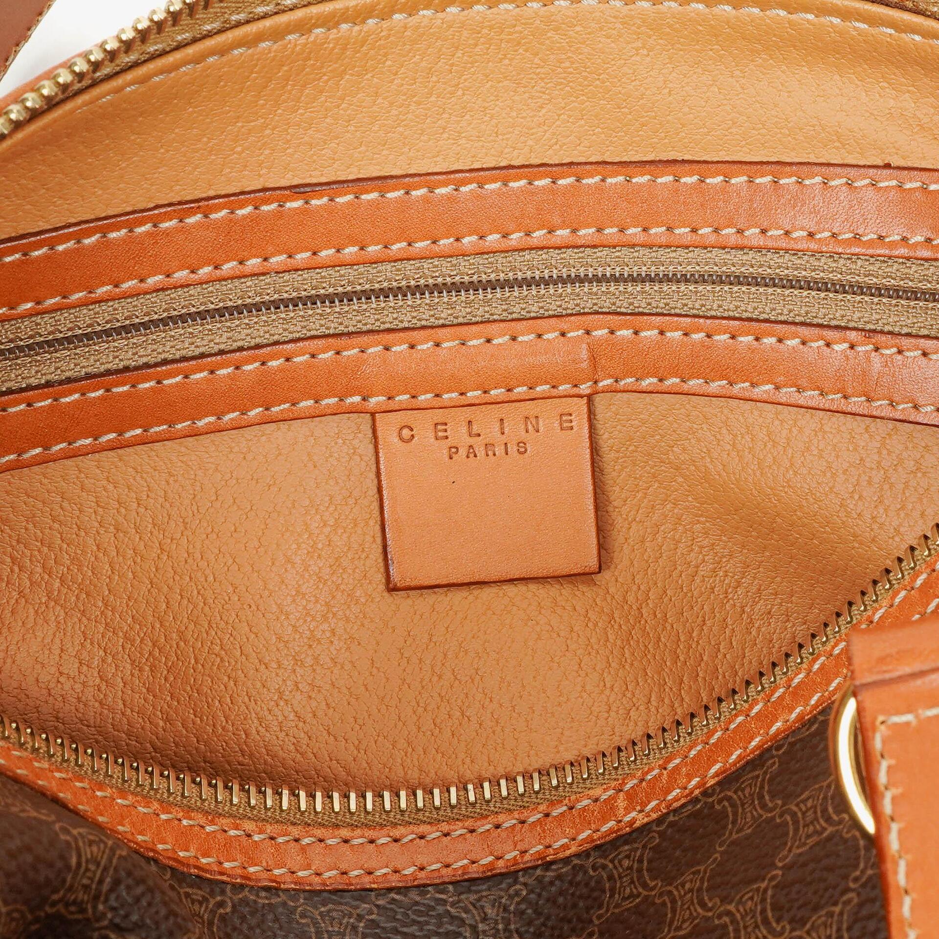 Celine Macadam Boston Tasche aus beschichtetem Canvas