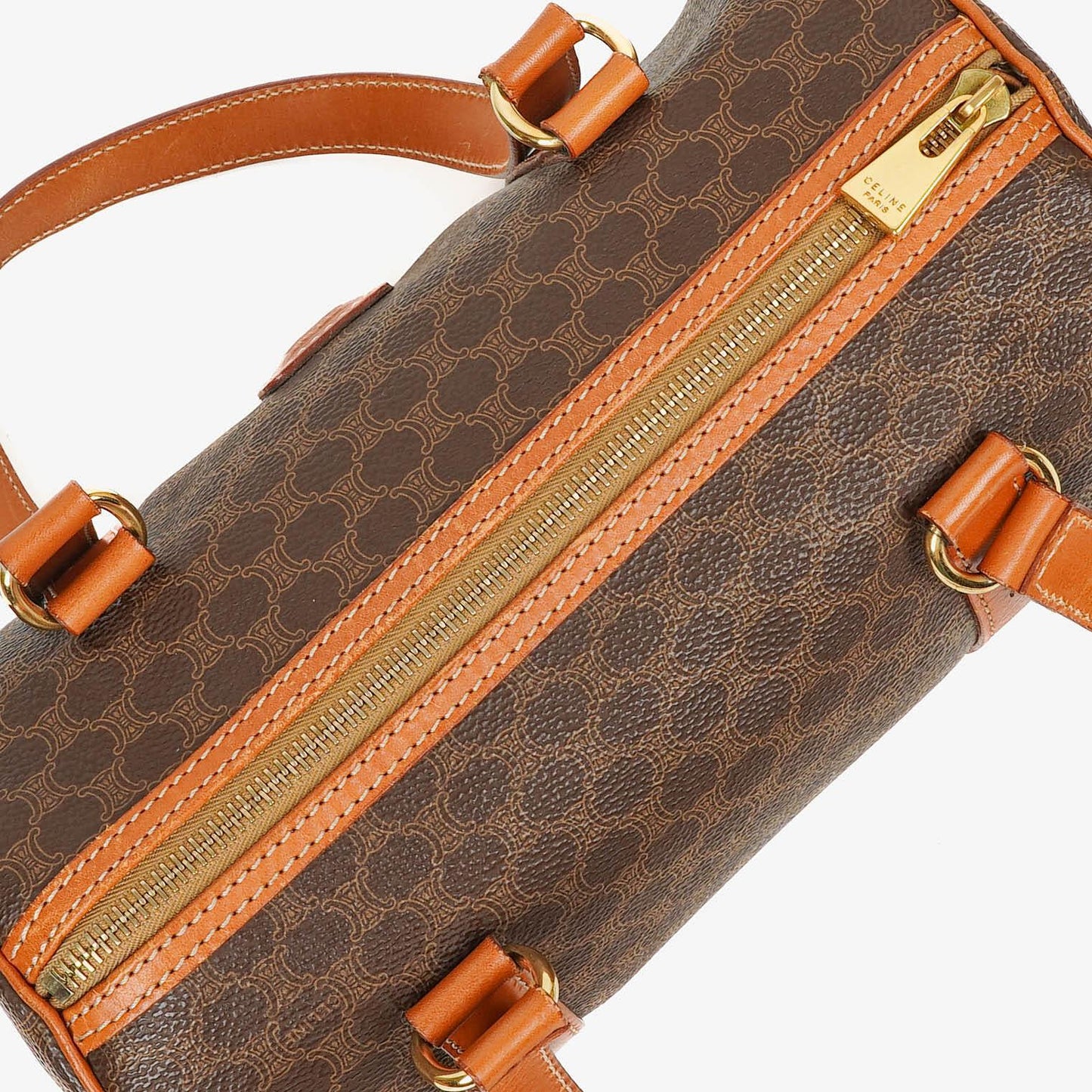 Celine Macadam Boston Tasche aus beschichtetem Canvas