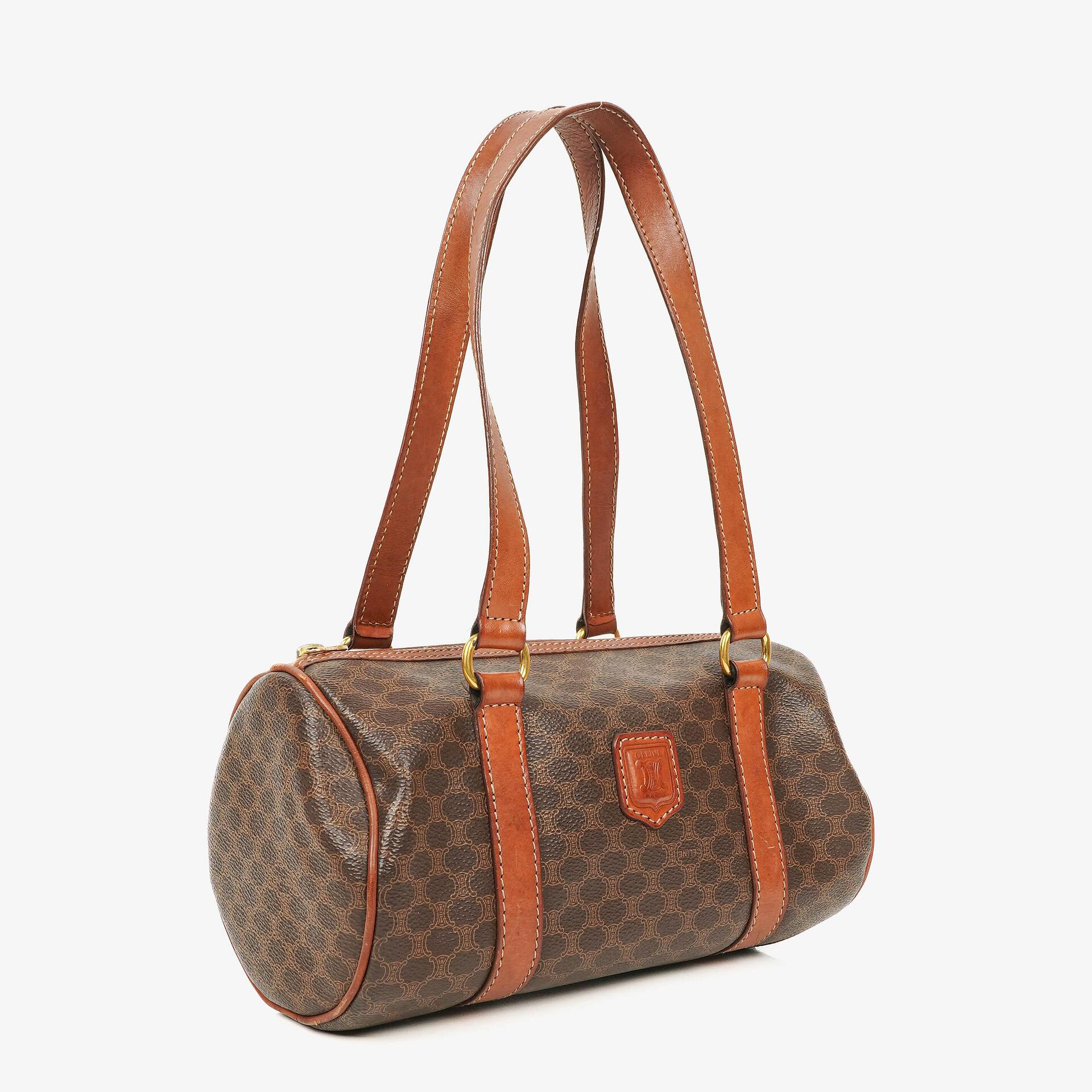 Celine Macadam Boston Tasche aus beschichtetem Canvas