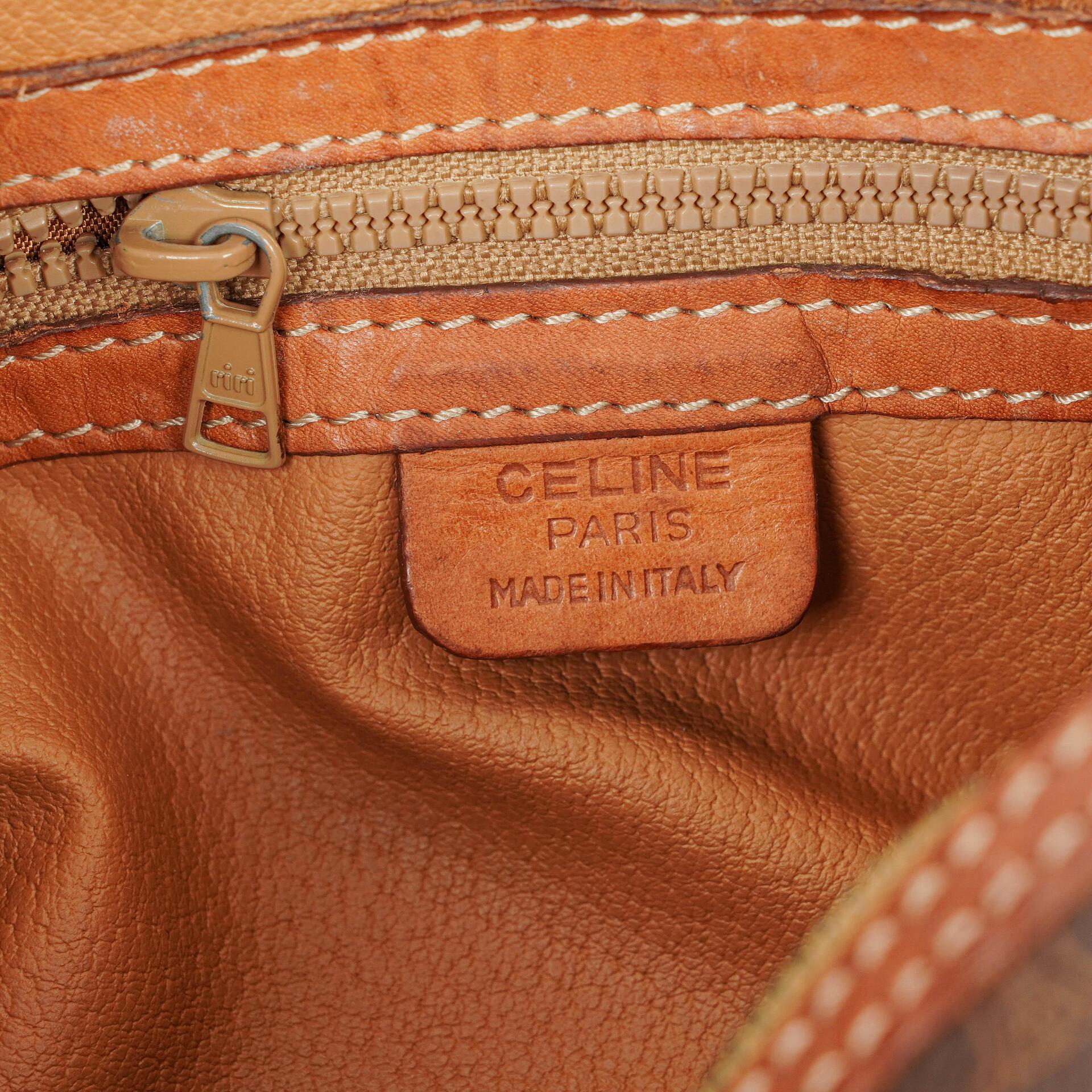 Celine Macadam Boston Tasche aus beschichtetem Canvas