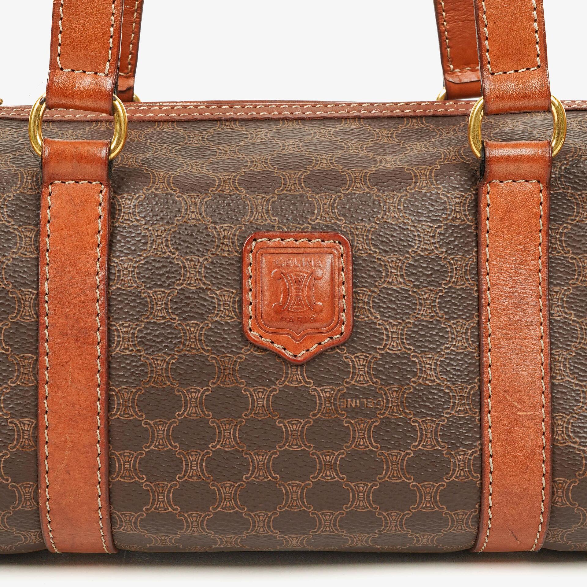 Celine Macadam Boston Tasche aus beschichtetem Canvas