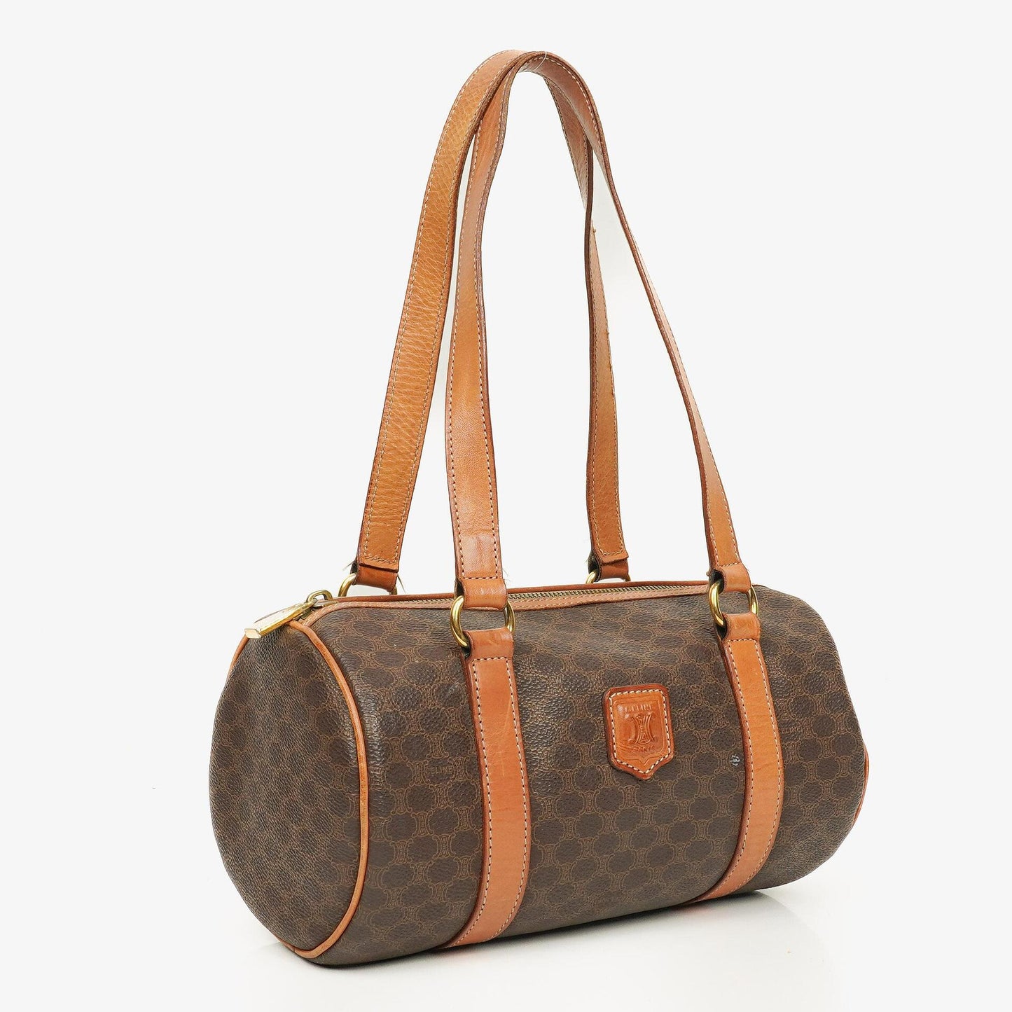 Celine Macadam Boston Tasche aus beschichtetem Canvas