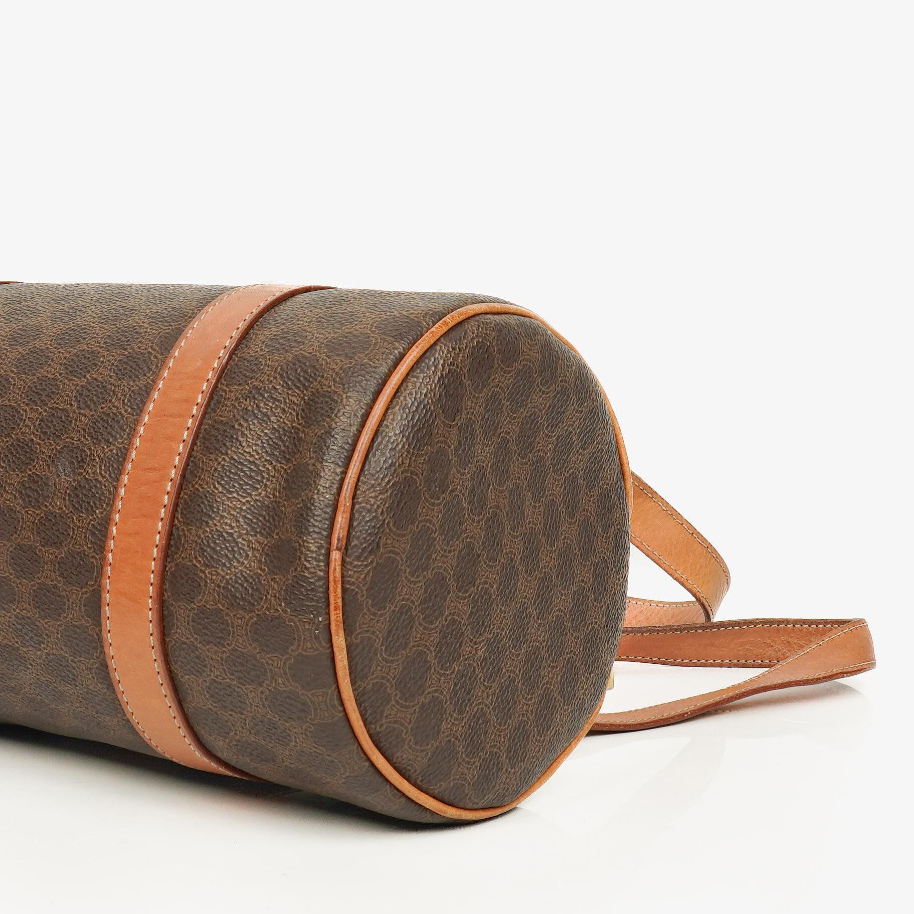Celine Macadam Boston Tasche aus beschichtetem Canvas