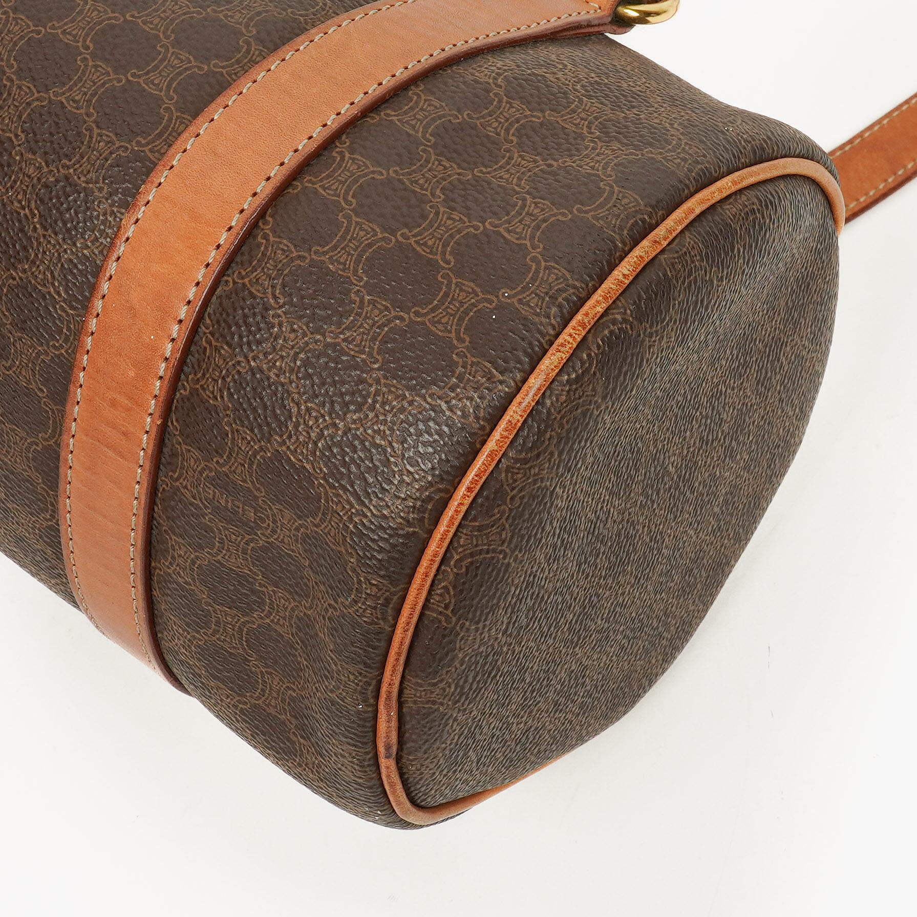 Celine Macadam Boston Tasche aus beschichtetem Canvas