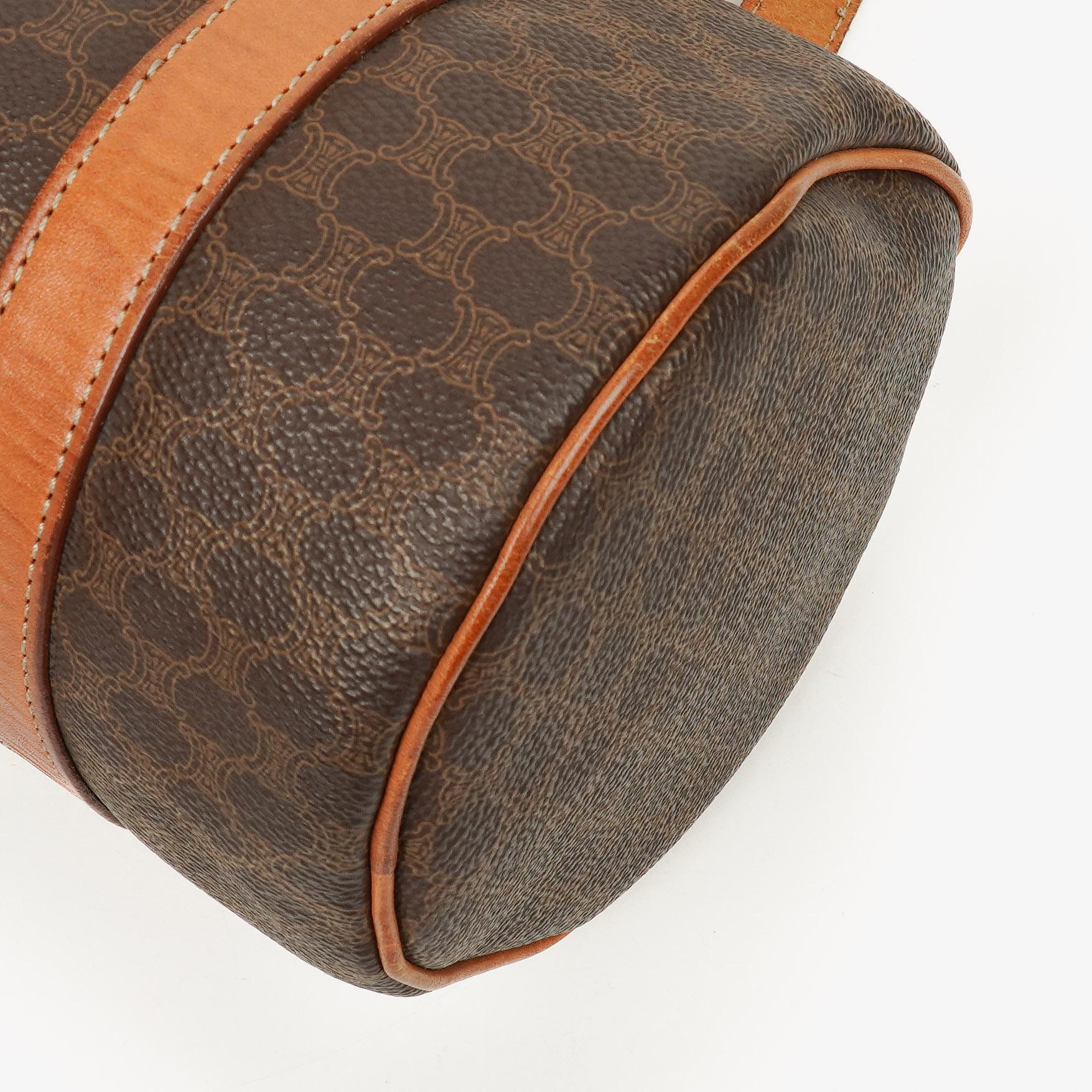 Celine Macadam Boston Tasche aus beschichtetem Canvas