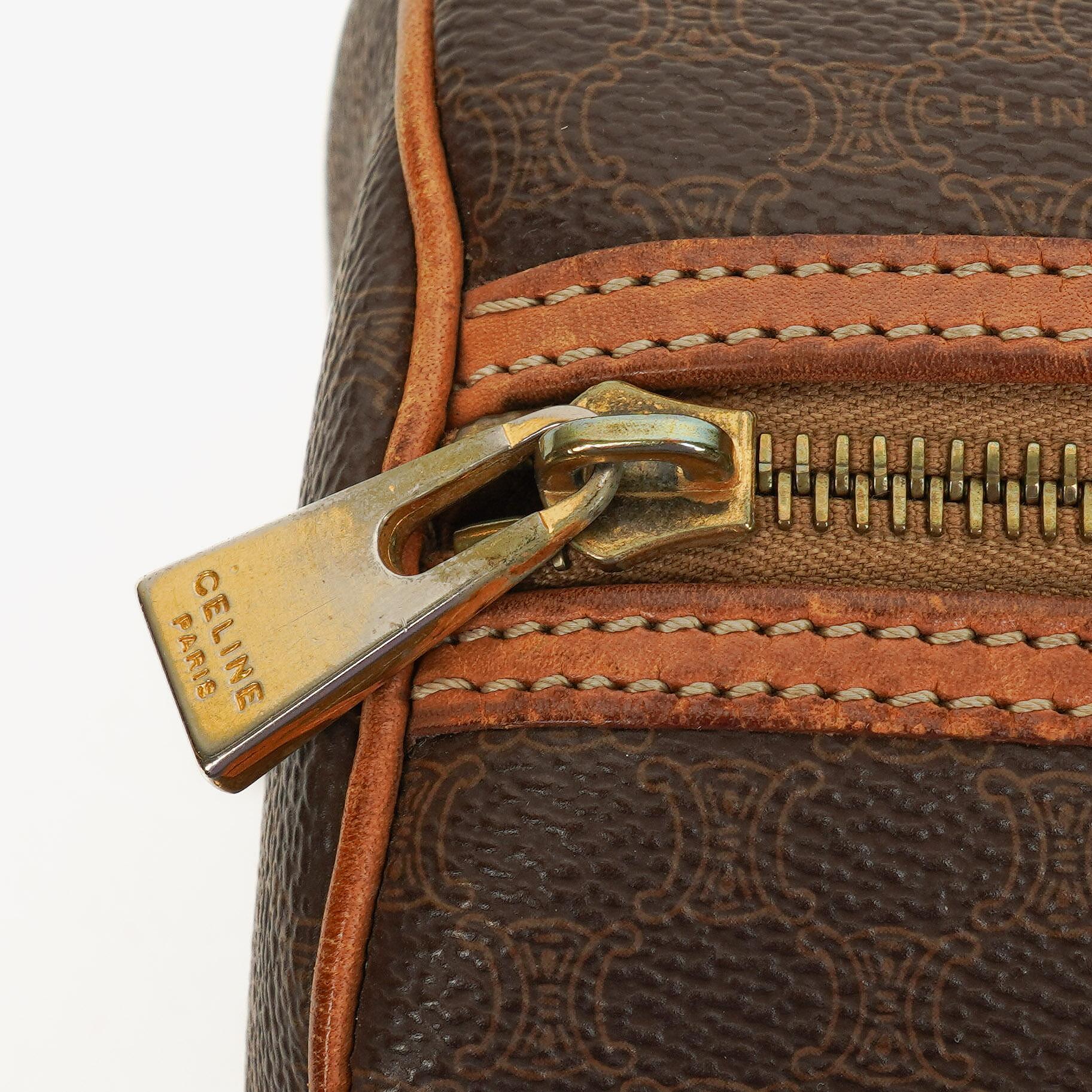 Celine Macadam Boston Tasche aus beschichtetem Canvas