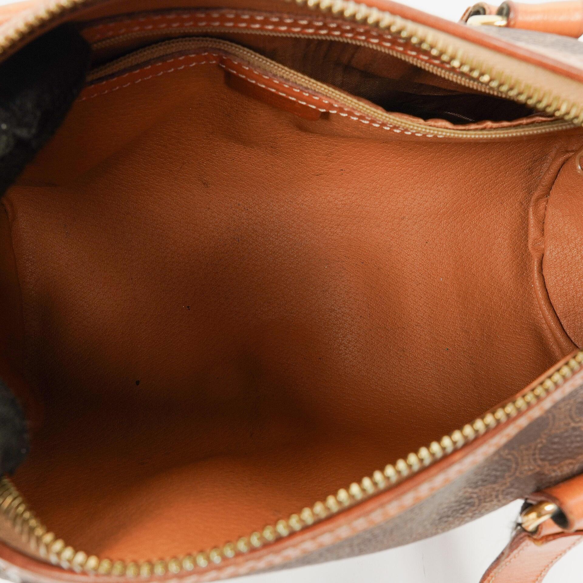 Celine Macadam Boston Tasche aus beschichtetem Canvas