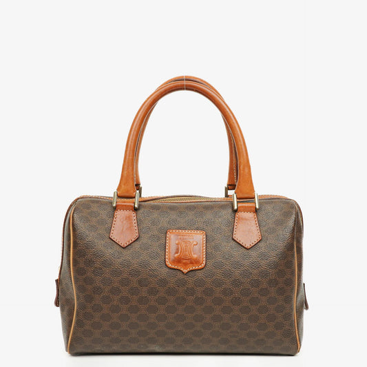 CELINE Macadam Boston Tasche aus beschichtetem Canvas