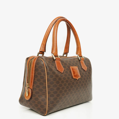 CELINE Macadam Boston Tasche aus beschichtetem Canvas