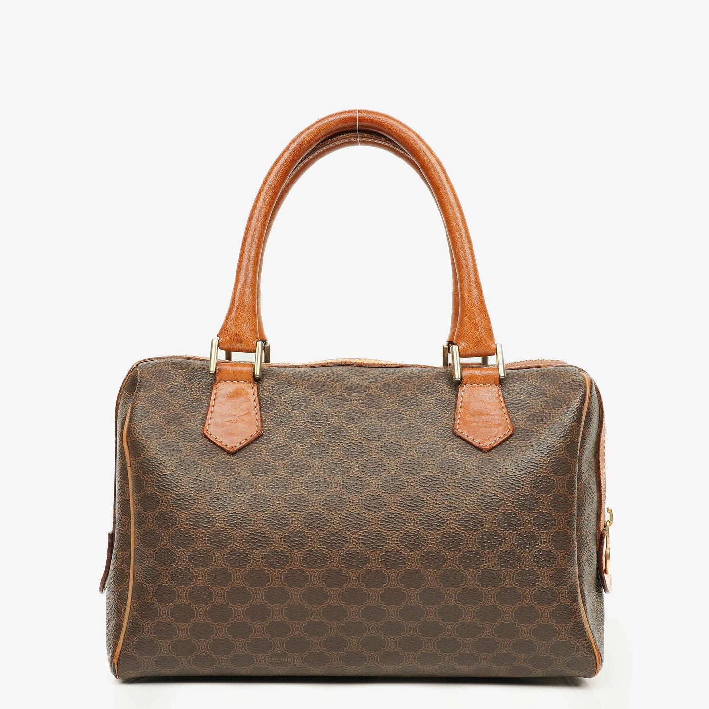 CELINE Macadam Boston Tasche aus beschichtetem Canvas