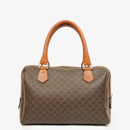 CELINE Macadam Boston Tasche aus beschichtetem Canvas