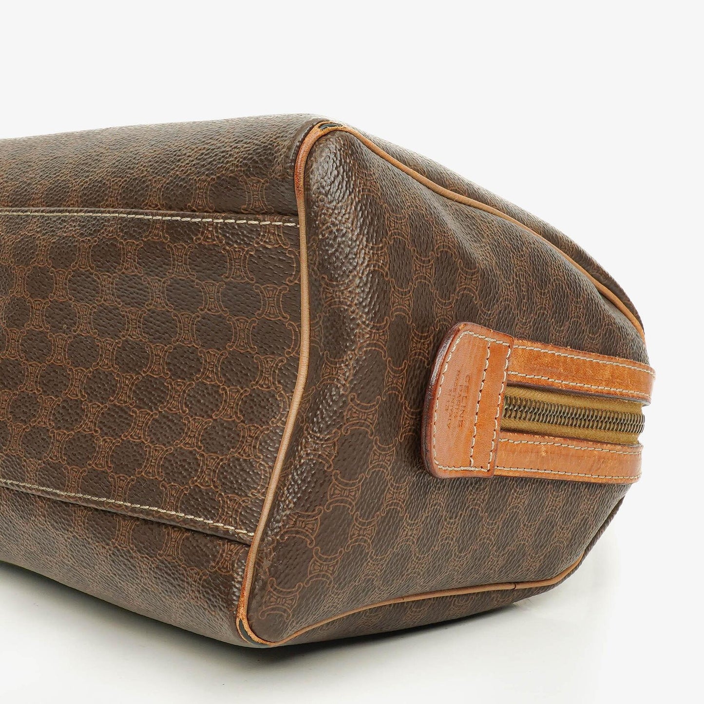 CELINE Macadam Boston Tasche aus beschichtetem Canvas