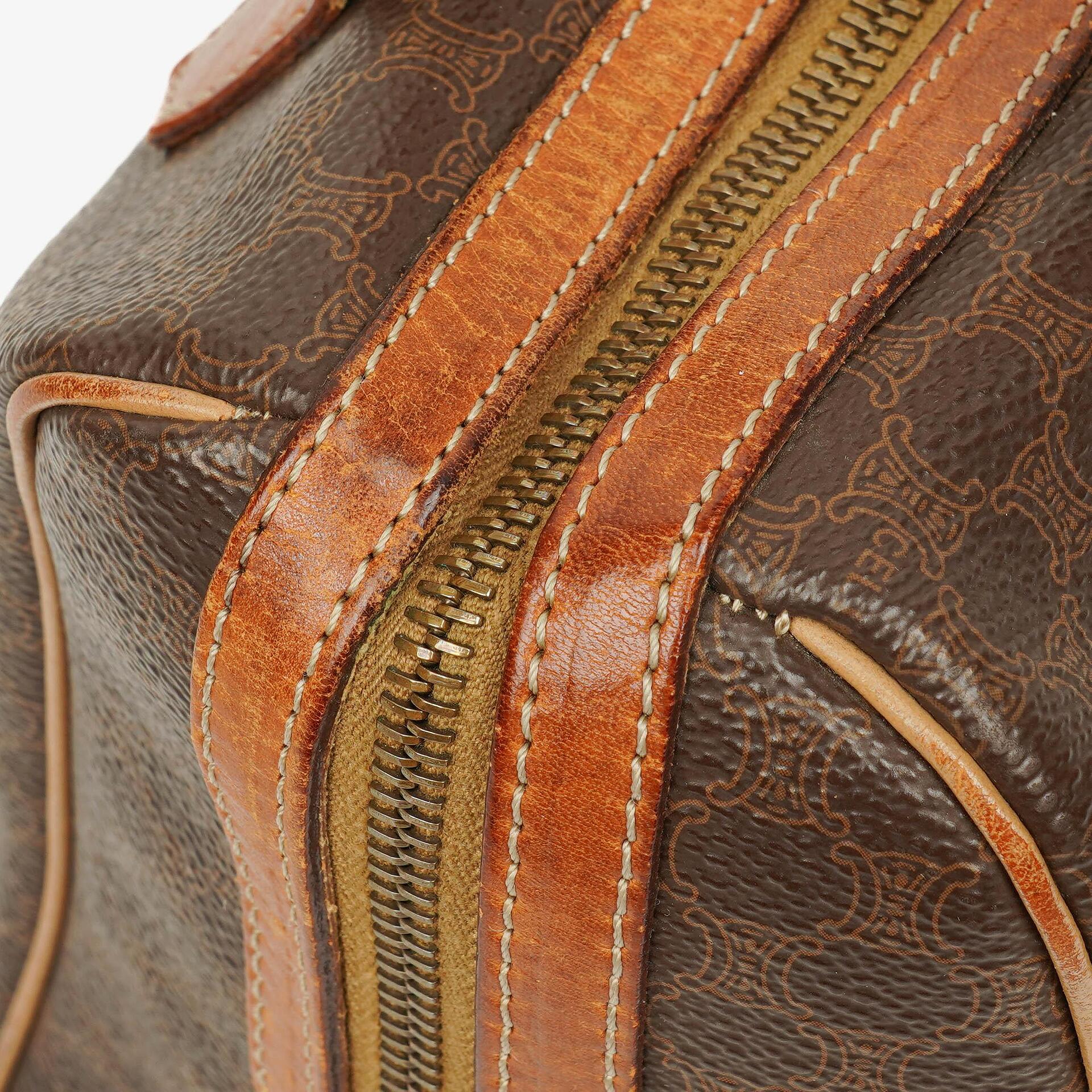 CELINE Macadam Boston Tasche aus beschichtetem Canvas