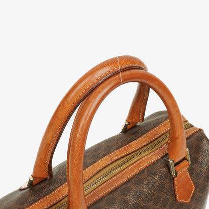 CELINE Macadam Boston Tasche aus beschichtetem Canvas