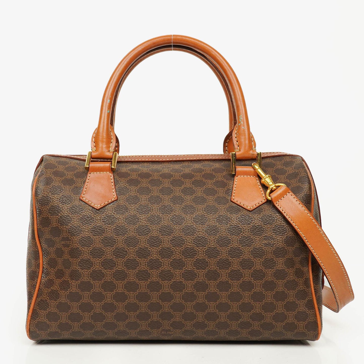Celine Macadam Boston Tasche aus beschichtetem Canvas