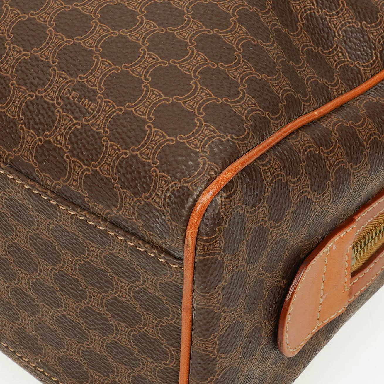 Celine Macadam Boston Tasche aus beschichtetem Canvas
