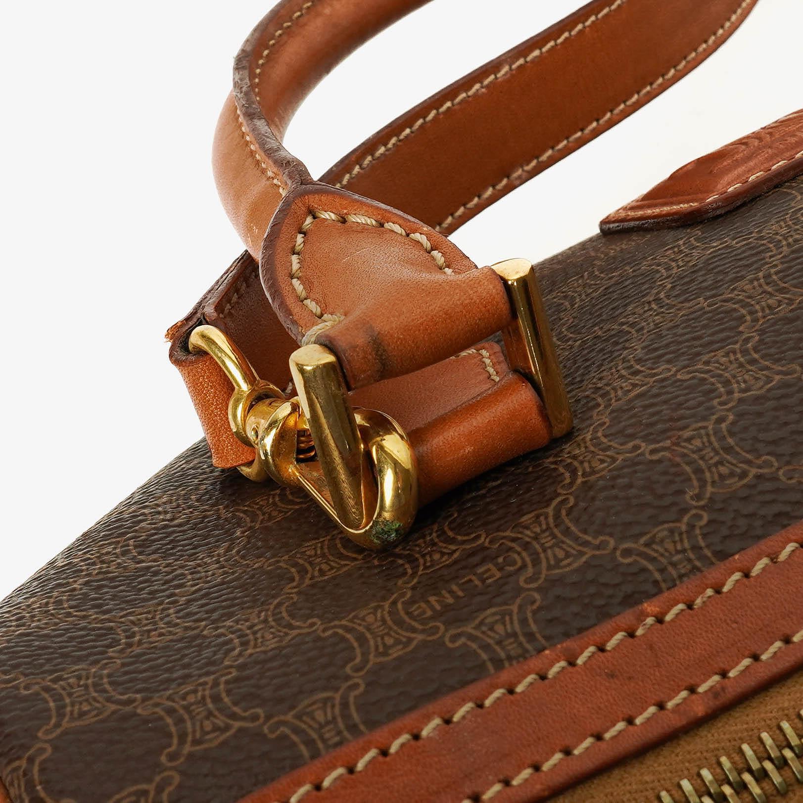 Celine Macadam Boston Tasche aus beschichtetem Canvas