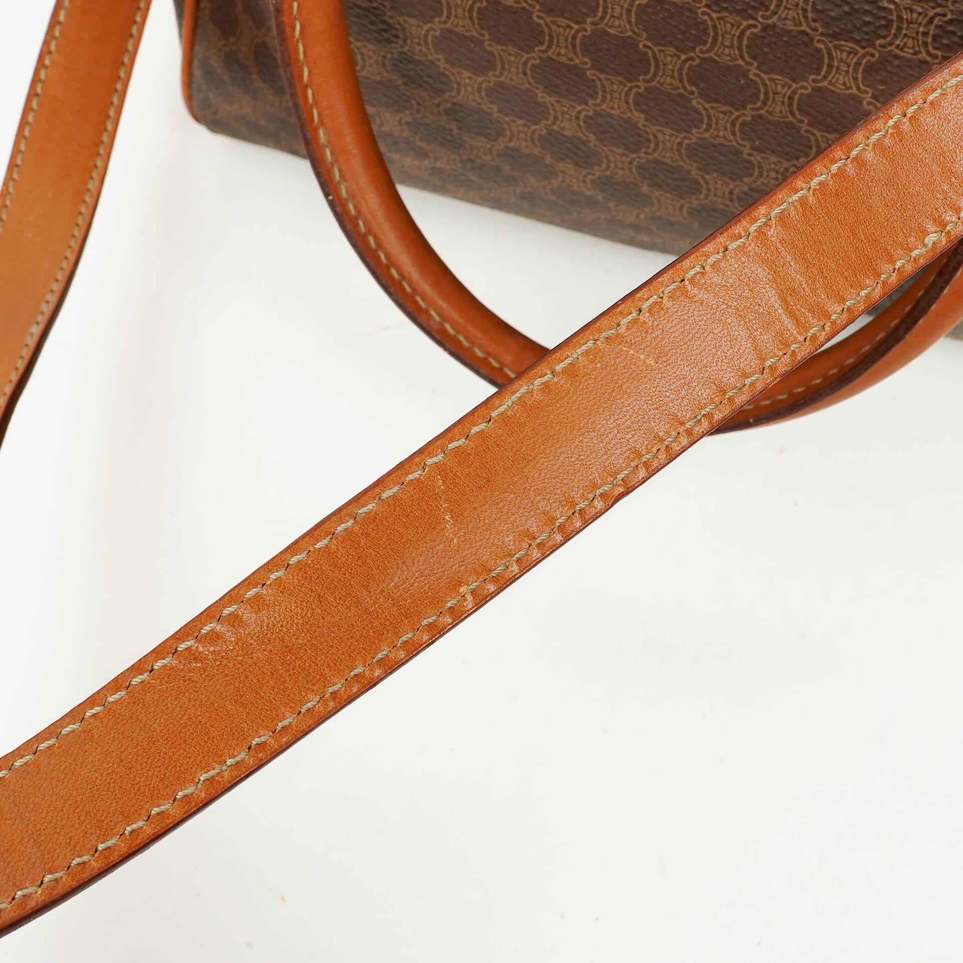 Celine Macadam Boston Tasche aus beschichtetem Canvas