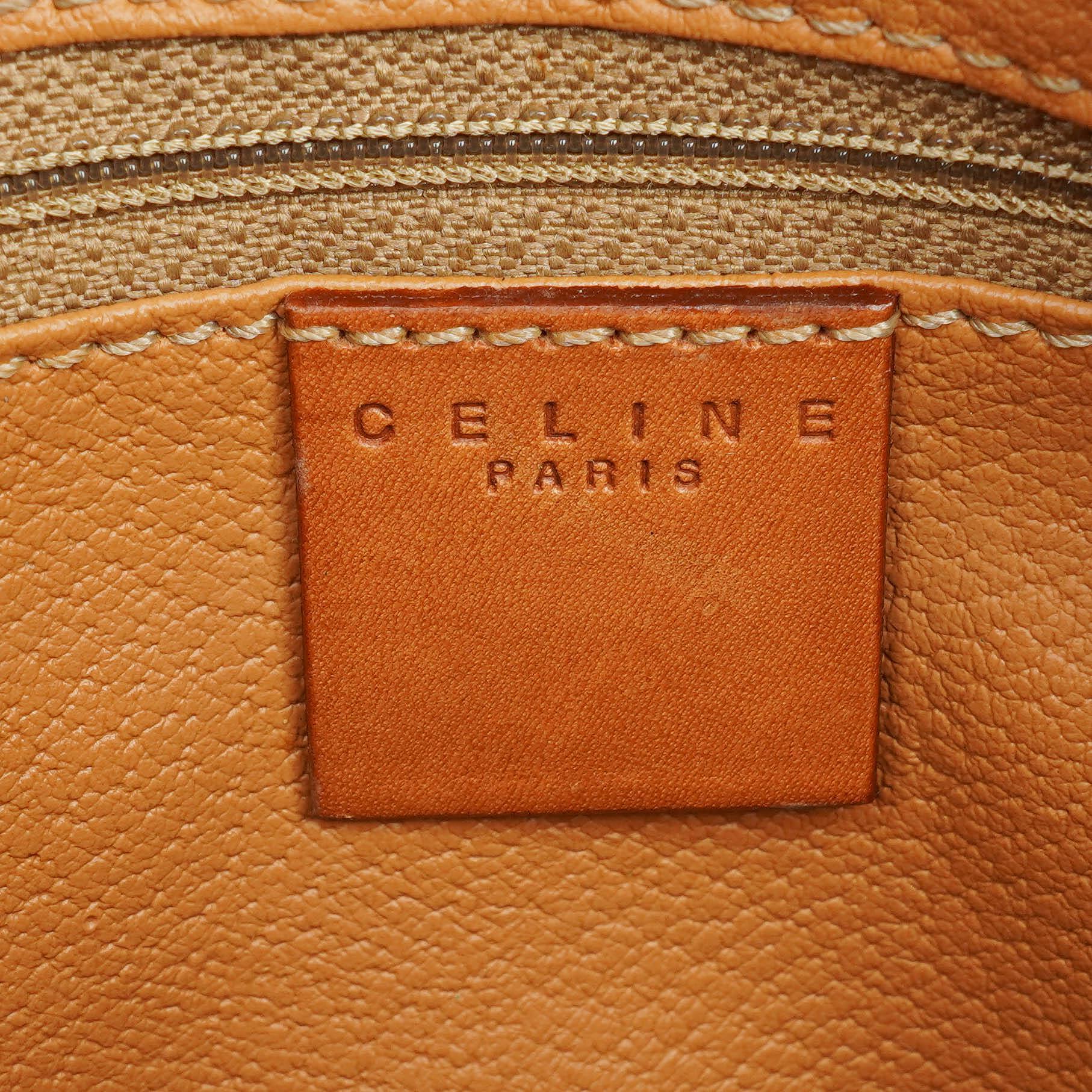 Celine Macadam Boston Tasche aus beschichtetem Canvas