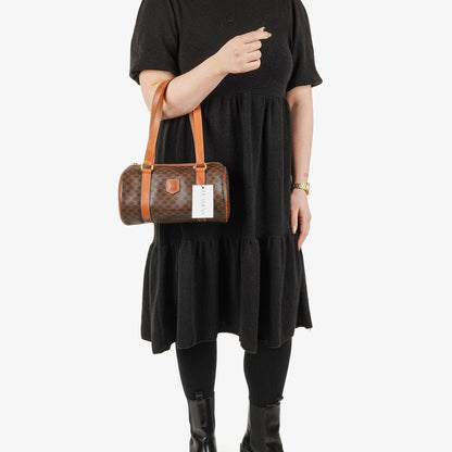 Celine Macadam Boston Tasche aus beschichtetem Canvas