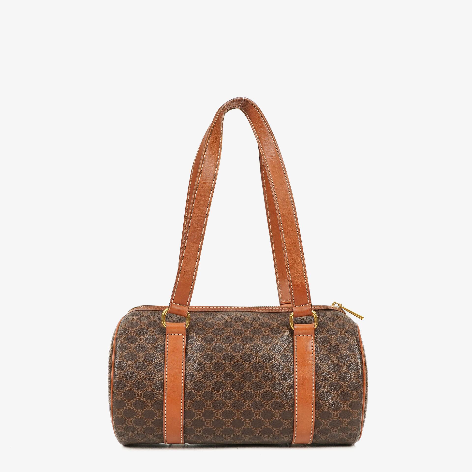 Celine Macadam Boston Tasche aus beschichtetem Canvas