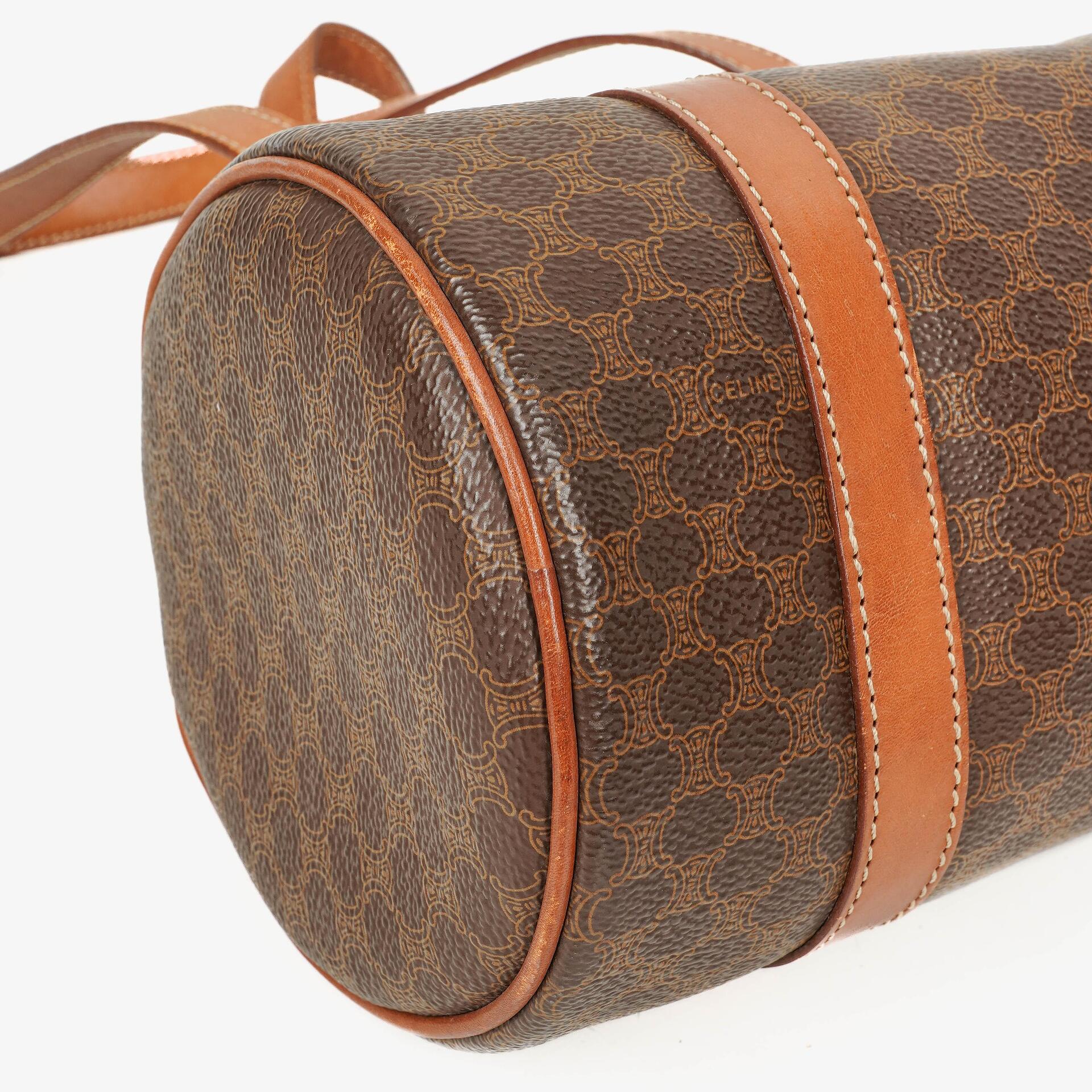 Celine Macadam Boston Tasche aus beschichtetem Canvas