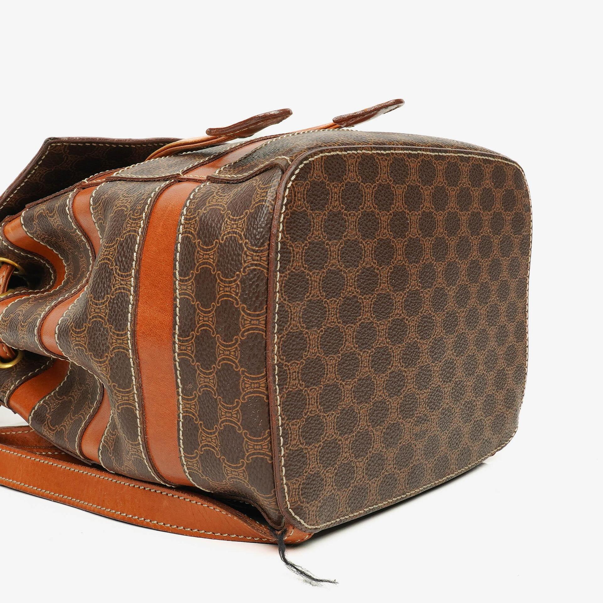 Celine Macadam Rucksack mit Kordelzug