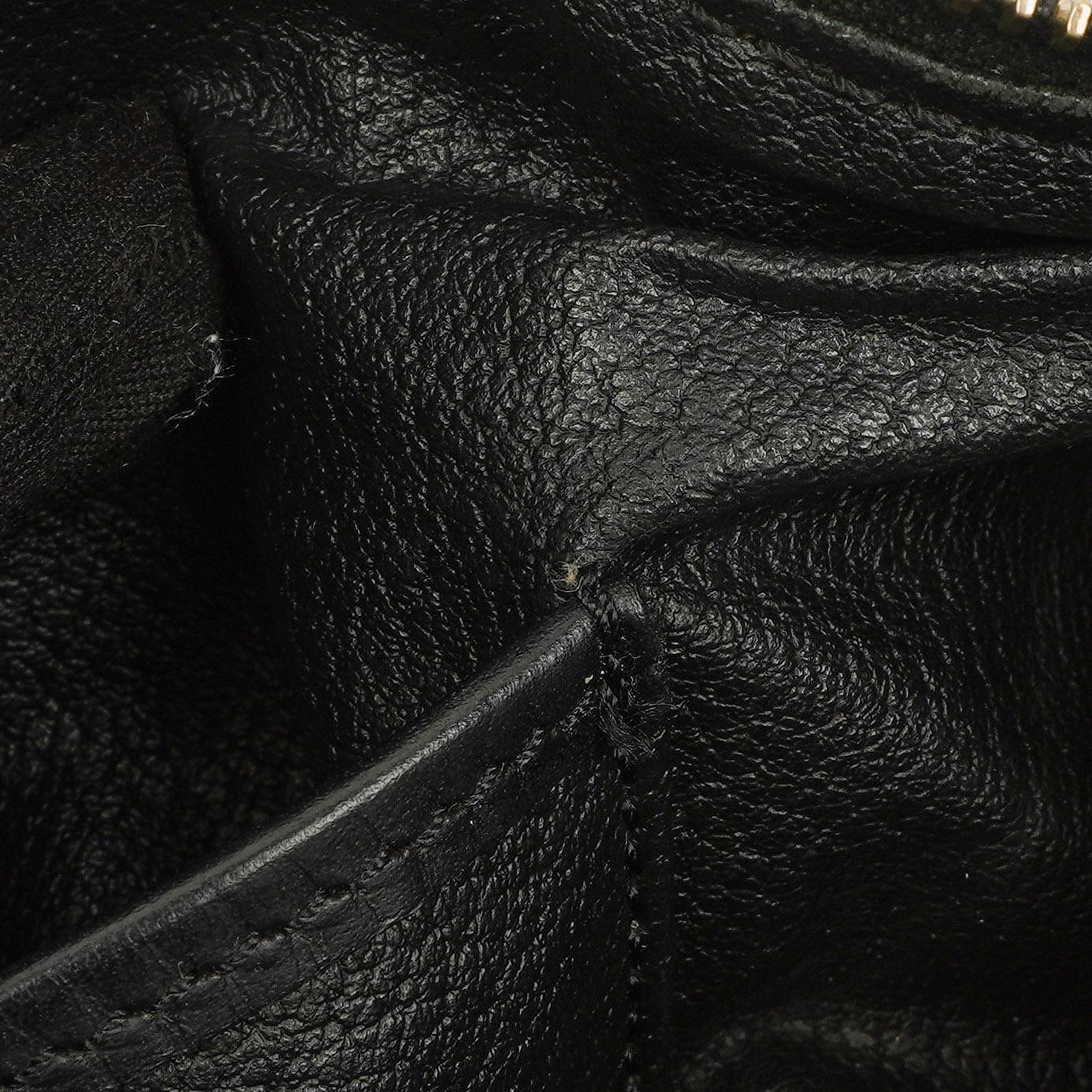 Celine Macadam Triomphe Vintage-Kulturtasche in Braun und Schwarz