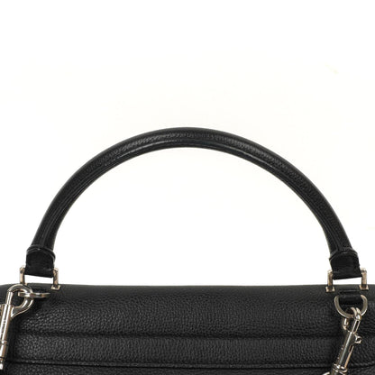 Celine Medium Trapeze Handtasche aus schwarzem Kalbsleder und Wildleder