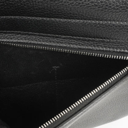Celine Medium Trapeze Handtasche aus schwarzem Kalbsleder und Wildleder