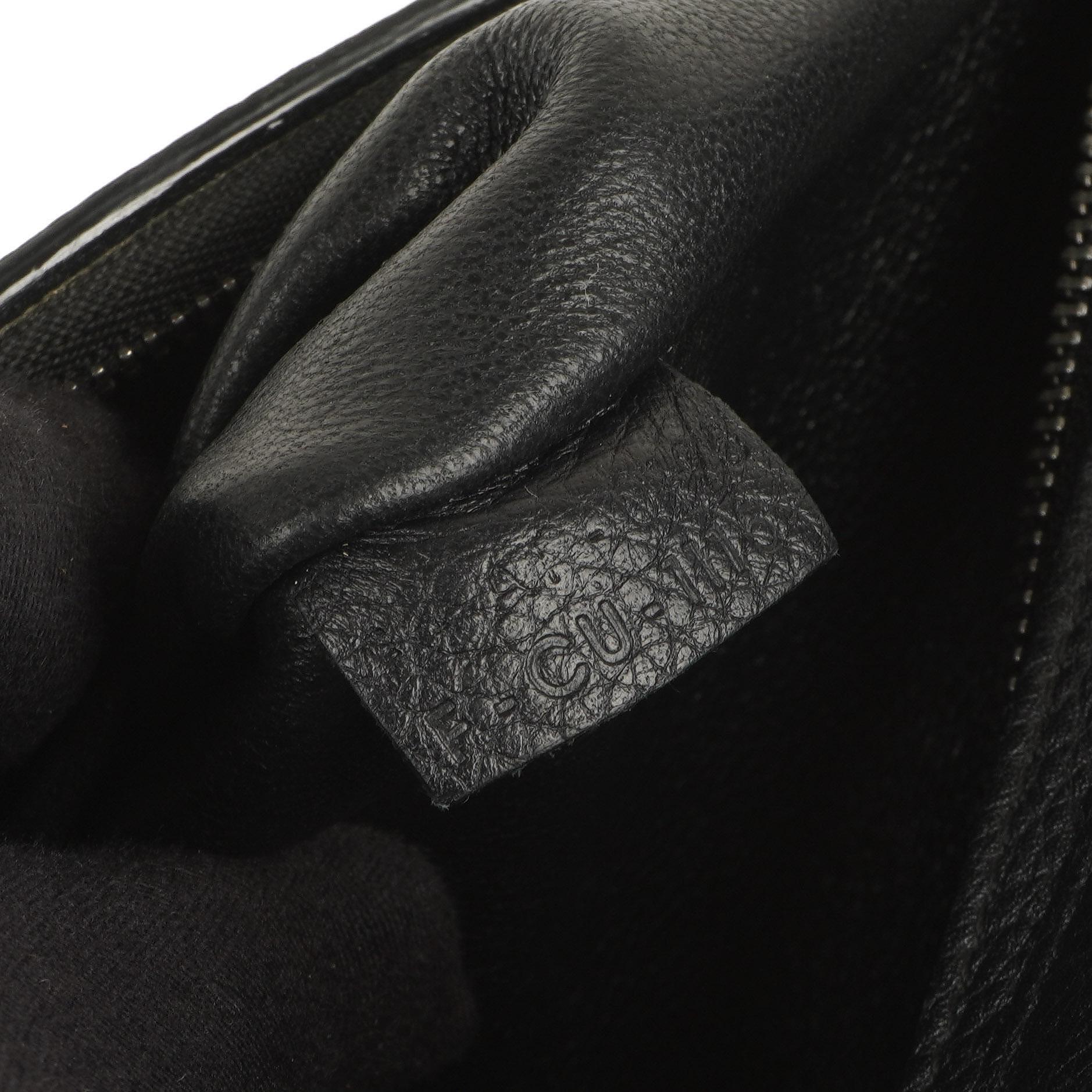 Celine Medium Trapeze Handtasche aus schwarzem Kalbsleder und Wildleder