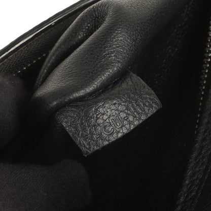 Celine Medium Trapeze Handtasche aus schwarzem Kalbsleder und Wildleder