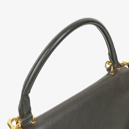 Celine Mittelgroße Trapez Souris Getrommeltes Mehrfarbiges Leder/Wildleder Tasche
