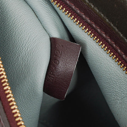 Celine Mittelgroße Trapez Souris Getrommeltes Mehrfarbiges Leder/Wildleder Tasche
