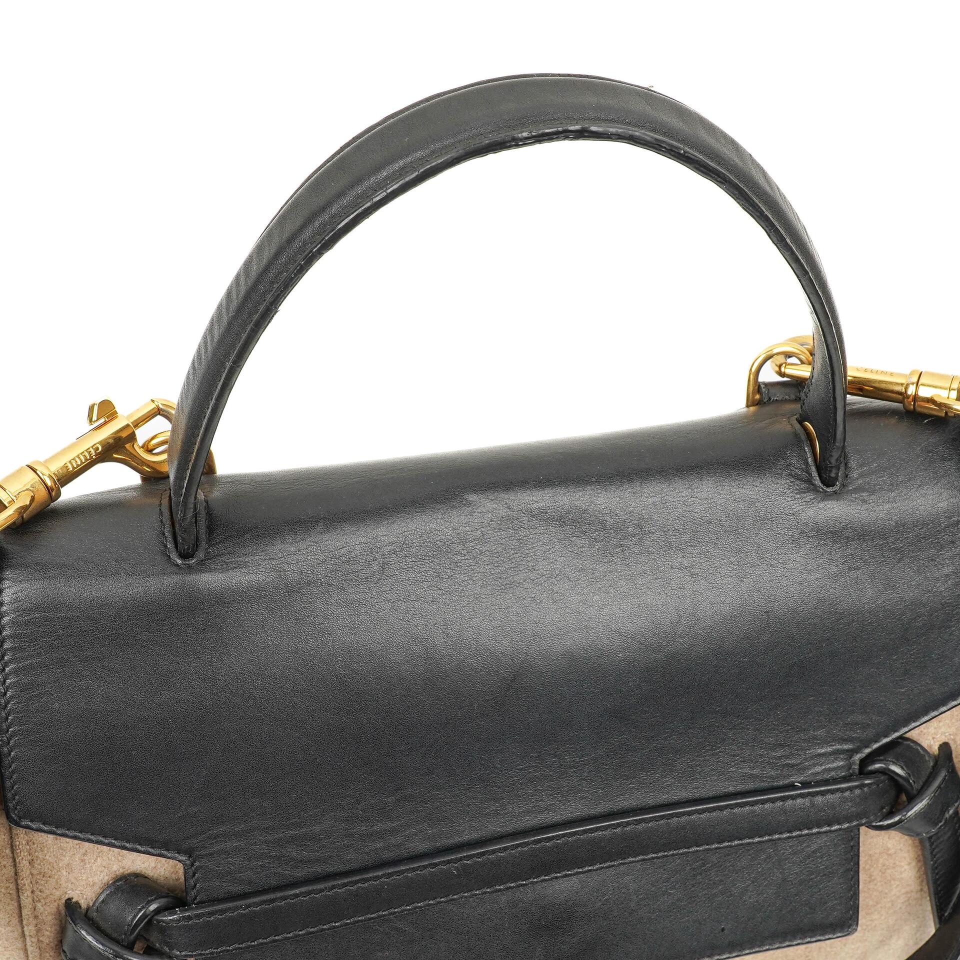 Celine Mini Belt Bag aus beigem glattem Kalbsleder