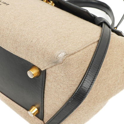 Celine Mini Belt Bag aus beigem glattem Kalbsleder