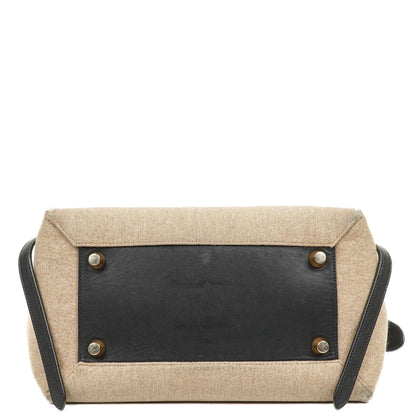 Celine Mini Belt Bag aus beigem glattem Kalbsleder