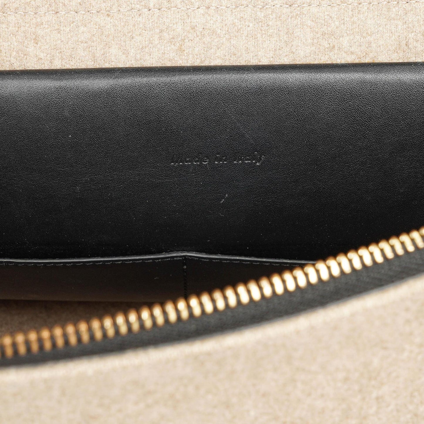 Celine Mini Belt Bag aus beigem glattem Kalbsleder