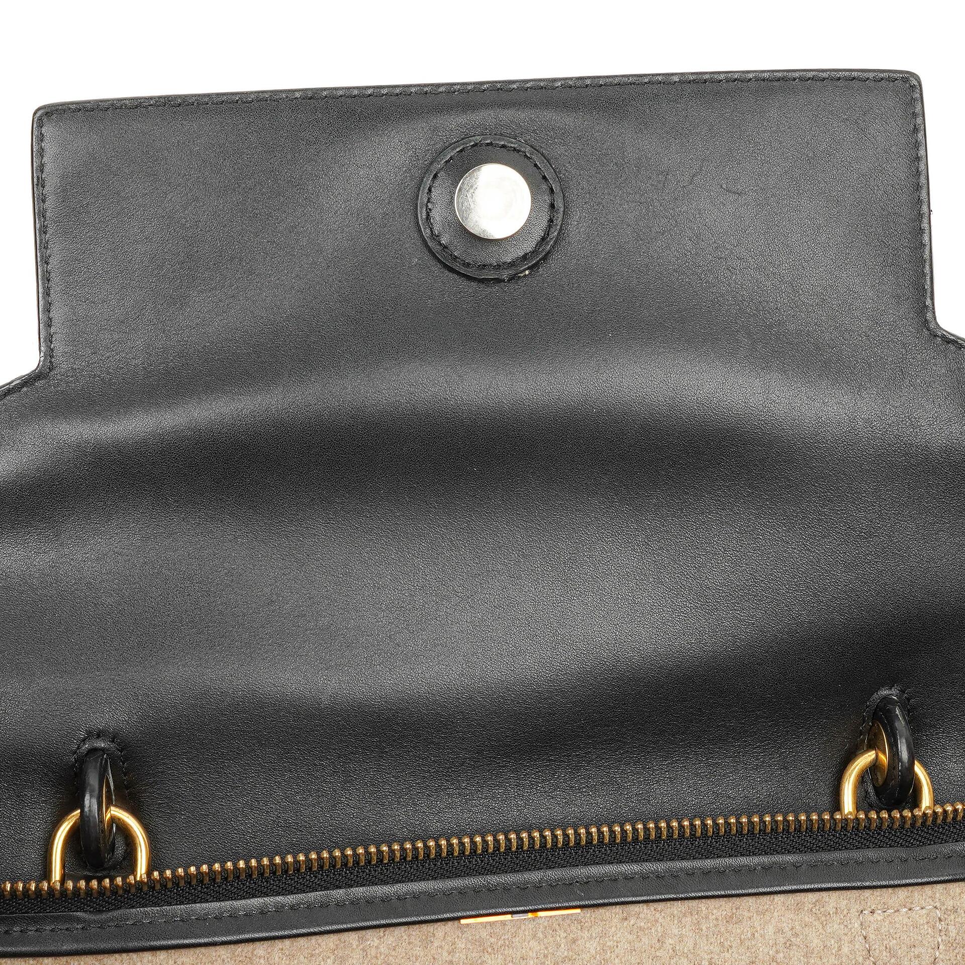 Celine Mini Belt Bag aus beigem glattem Kalbsleder