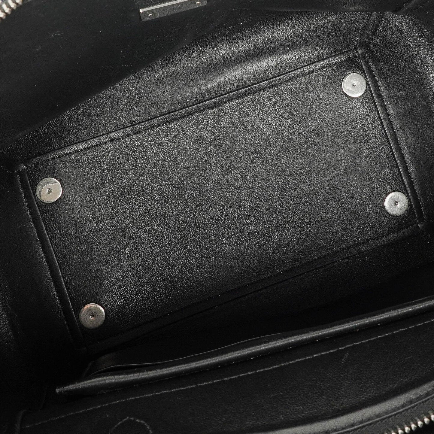 Celine Mini Belt Bag aus gestreiftem Canvas und Leder