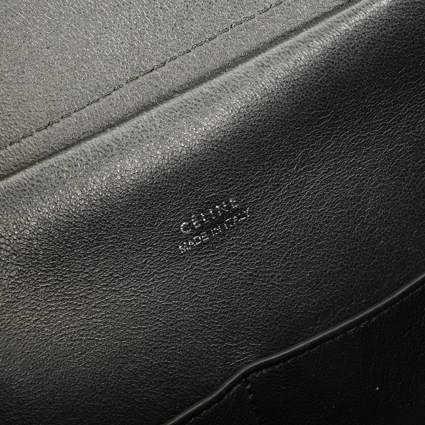 Celine Mini Belt Bag aus gestreiftem Canvas und Leder