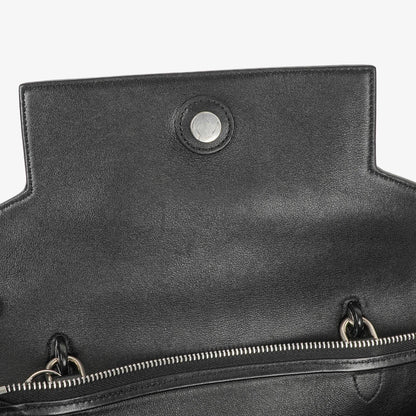 Celine Mini Belt Bag aus gestreiftem Canvas und Leder