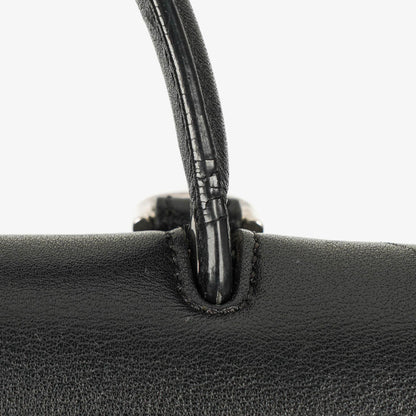 Celine Mini Belt Bag aus gestreiftem Canvas und Leder