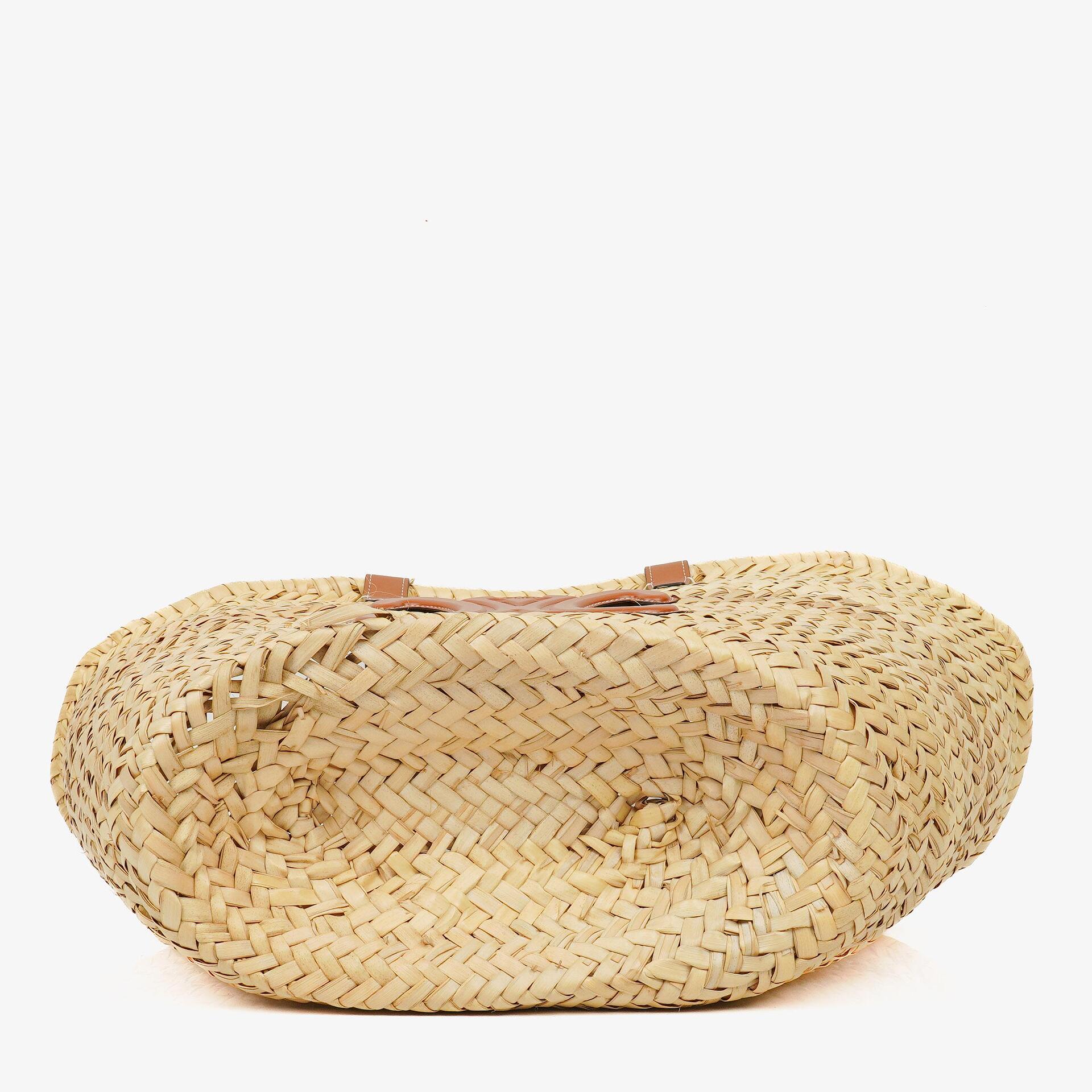 Celine Classic Triomphe Panier aus Palm Leaves Kalbsleder