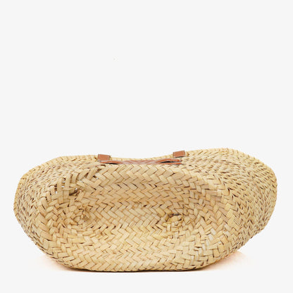 Celine Classic Triomphe Panier aus Palm Leaves Kalbsleder