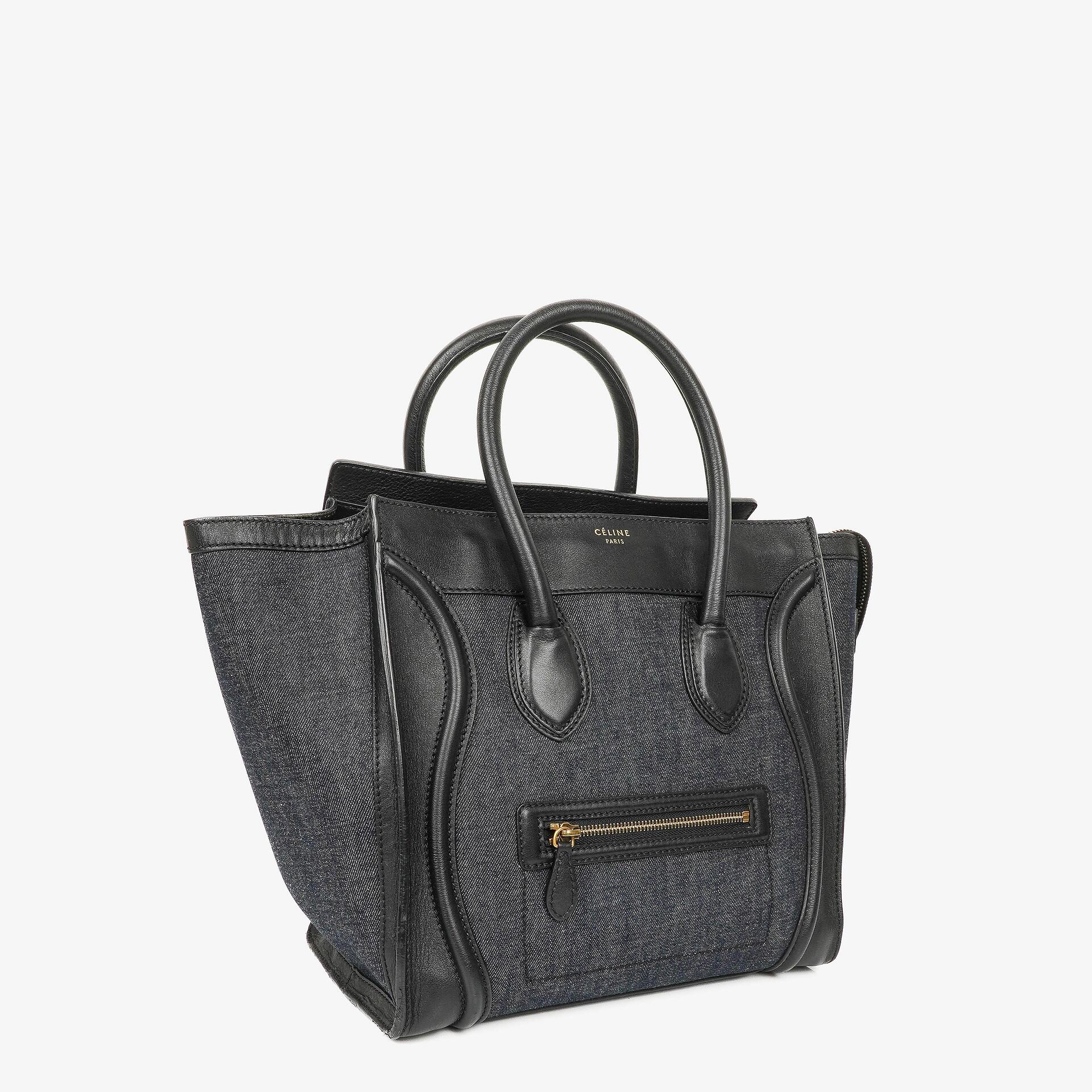 Celine Phantom Luggage Medium Tote Tasche aus Denim