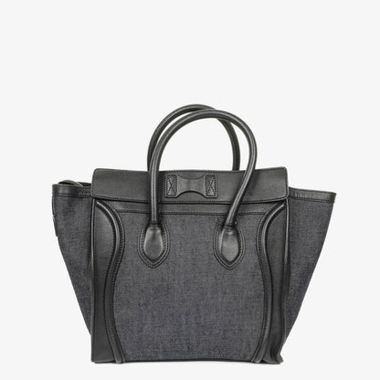 Celine Phantom Luggage Medium Tote Tasche aus Denim