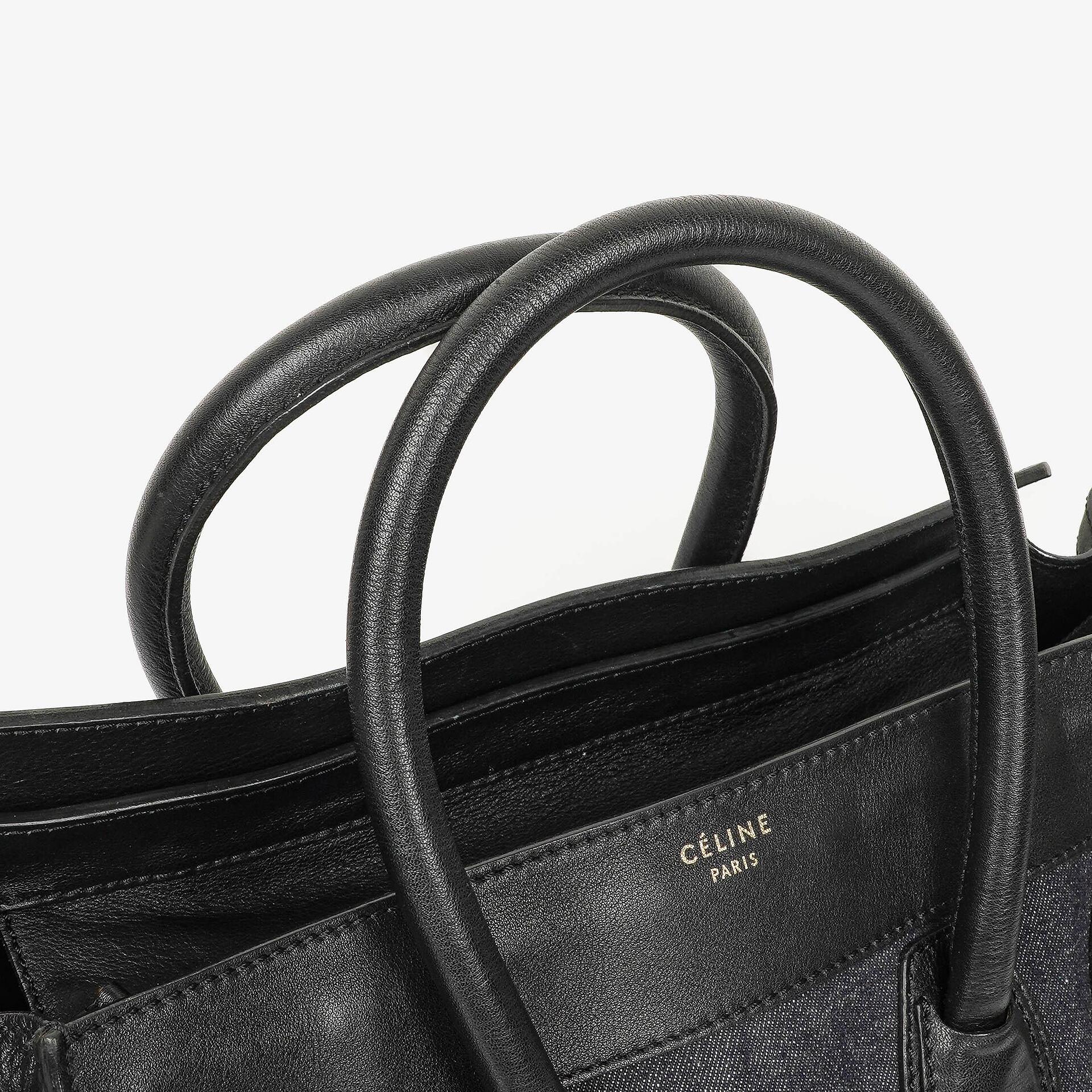 Celine Phantom Luggage Medium Tote Tasche aus Denim