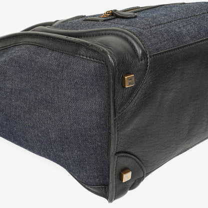 Celine Phantom Luggage Medium Tote Tasche aus Denim