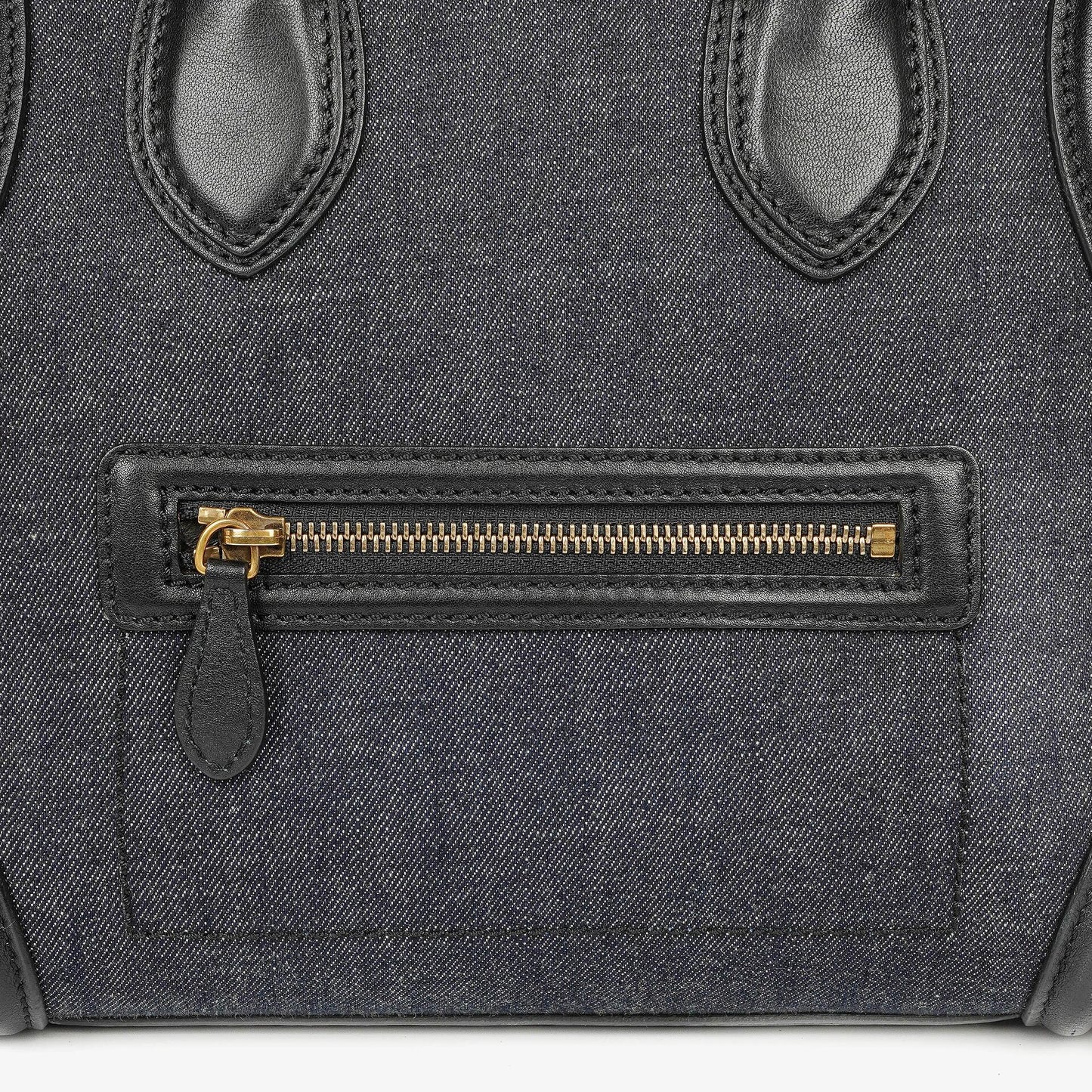 Celine Phantom Luggage Medium Tote Tasche aus Denim
